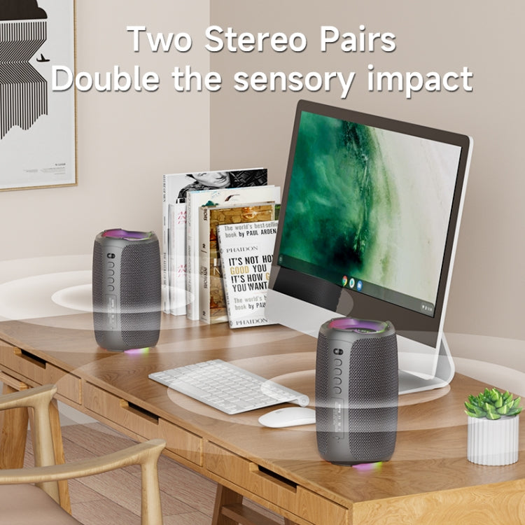 Zealot S61M RGB Rhythmic Light Karaoke Wireless Speaker, Style:Single Mic(Black)