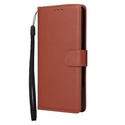 For vivo Y17s 4G Multifunctional Horizontal Flip Leather Phone Case with Three Card Slot(Brown)