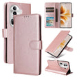For OPPO Reno11 Pro 5G Global Multifunctional Horizontal Flip Leather Phone Case with Three Card Slot(Rose Gold) - Reno11 Pro Cases by PMC TechLife | Online Shopping South Africa | PMC TechLife | Buy Now Pay Later Mobicred