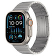 For Apple Watch Ultra 49mm PG65 Single Bead Bamboo Joint Spring Bars Titanium Metal Watch Band(Silver) - Watch Bands by PMC TechLife | Online Shopping South Africa | PMC TechLife | Buy Now Pay Later Mobicred
