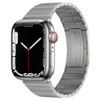 For Apple Watch 38mm PG65 Single Bead Bamboo Joint Spring Bars Titanium Metal Watch Band(Silver) - free shipping - PMc TechLife - Order now!