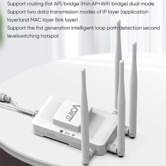 VONETS VAR1800-H 1800Mbps Wireless WiFi Router Standard Edition(White)