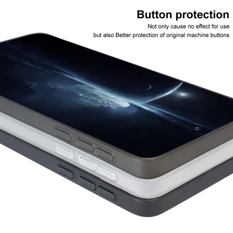For Xiaomi 14 5G imak 0.7mm Ultra Thin Ripple Texture Phone Case(Transparent White)