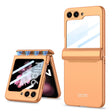 For Samsung Galaxy Z Flip6 GKK Integrated Magnetic Full Coverage Folding Phone Case(Orange) - Galaxy Z Flip6 5G Cases by GKK | Online Shopping South Africa | PMC Jewellery | Buy Now Pay Later Mobicred