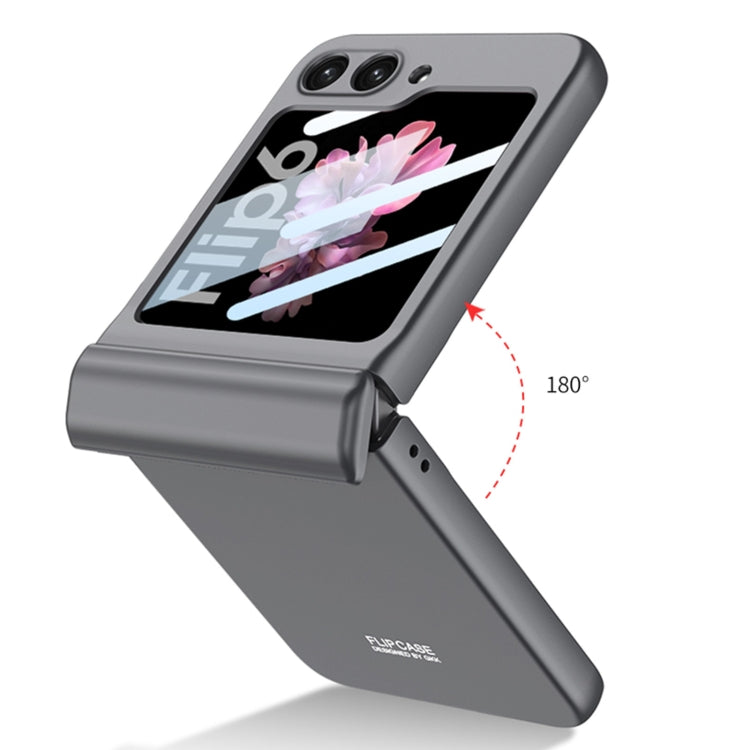 For Samsung Galaxy Z Flip6 GKK Integrated Magnetic Full Coverage Folding Phone Case(Pink)
