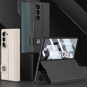 For Samsung Galaxy Z Fold6 GKK Integrated Flip Leather Phone Case(Black)