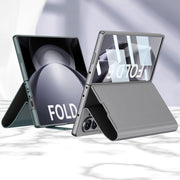 For Samsung Galaxy Z Fold6 GKK Integrated Flip Leather Phone Case(Black)