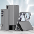 For Samsung Galaxy Z Fold6 GKK Integrated Flip Leather Phone Case(Grey) - free shipping - PMC Jewellery - Order now!