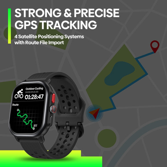 Zeblaze Beyond 3 Pro 2.15 inch Screen Stylish GPS Smartwatch Supports Bluetooth Calling(Black)
