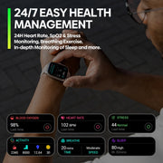 Zeblaze Beyond 3 Pro 2.15 inch Screen Stylish GPS Smartwatch Supports Bluetooth Calling(Black)