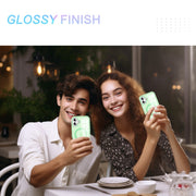 For iPhone 16 Colorful MagSafe Magnetic PC Hybrid TPU Phone Case(Green)