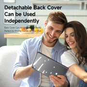 For iPad Air 13 2024 / 2025 DUX DUCIS Magi Series Smart Leather Tablet Case(Grey)