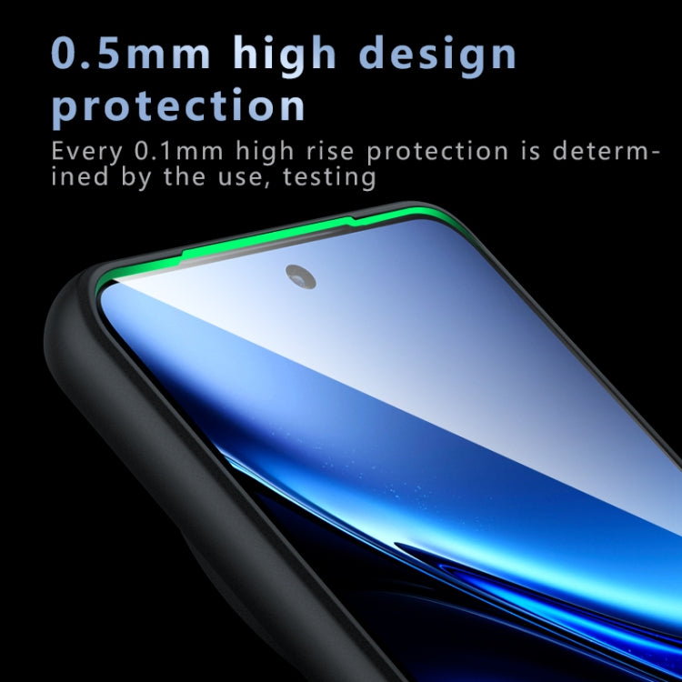 For vivo X200 Pro Armor Precise Hole PC Hybrid TPU Phone Case(Frosted Black)
