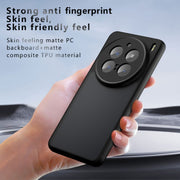 For vivo X200 Pro Armor Precise Hole PC Hybrid TPU Phone Case(Frosted Black)