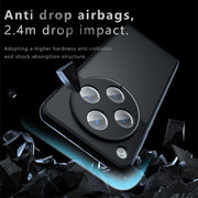 For OPPO Find X8 Pro Armor Precise Hole PC Hybrid TPU Phone Case(Frosted Black)