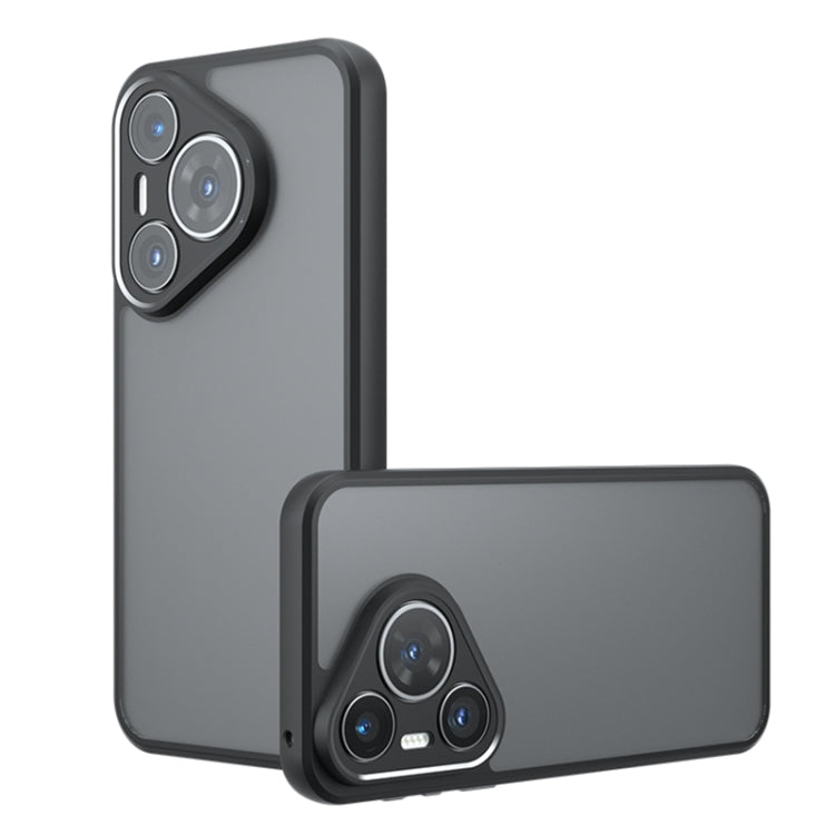 For Huawei Pura 70 Pro / 70 Pro+ Armor Precise Hole PC Hybrid TPU Phone Case(Frosted Black)