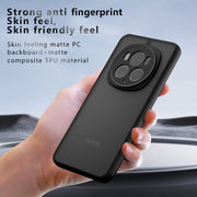 For Honor Magic6 Pro Armor Precise Hole PC Hybrid TPU Phone Case(Frosted Black)