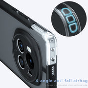 For Honor Magic6 Pro Armor Precise Hole PC Hybrid TPU Phone Case(Transparent)