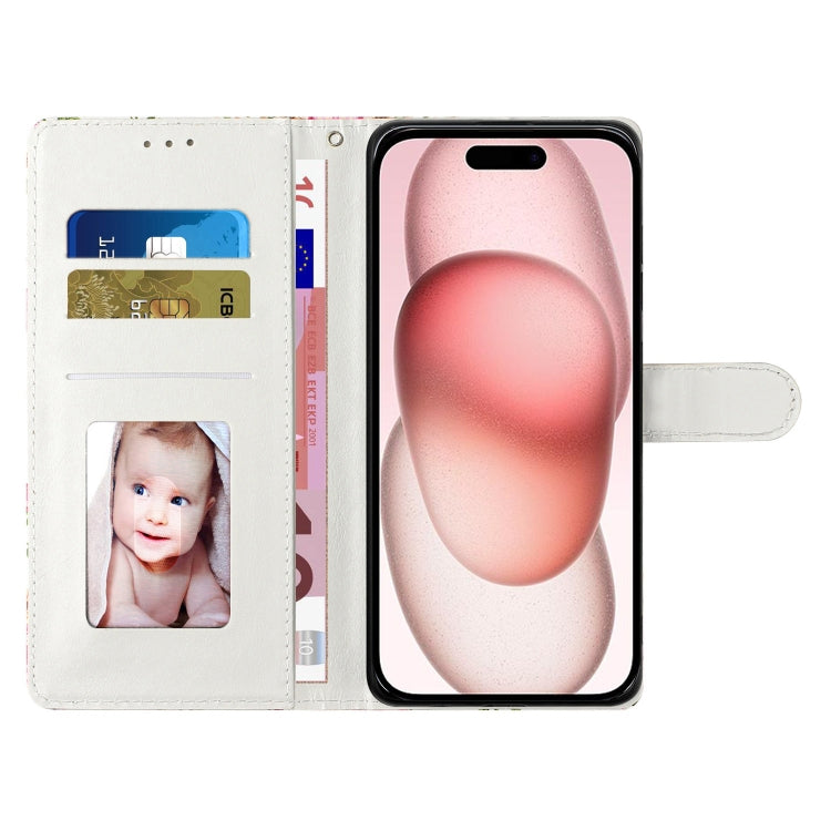 For iPhone 16 3D Pattern Leather Phone Case(Tape)