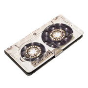 For iPhone 16 3D Pattern Leather Phone Case(Tape)