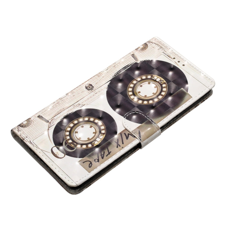 For iPhone 16 3D Pattern Leather Phone Case(Tape)