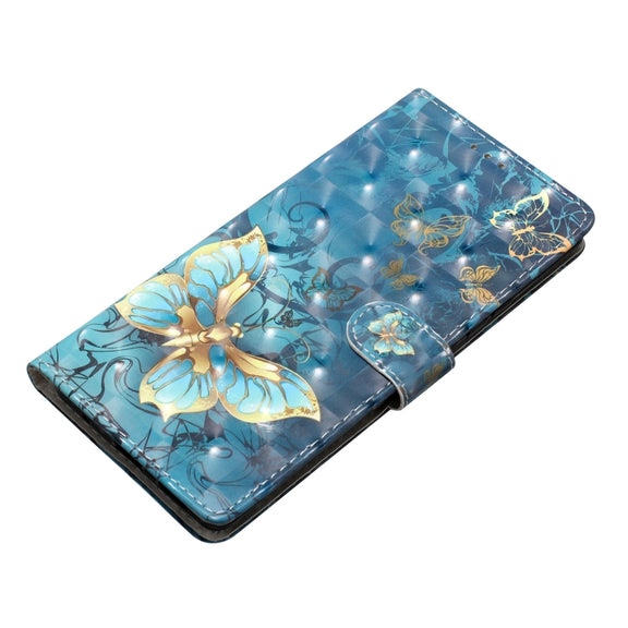 For Motorola Moto G Play 2024 3D Pattern Leather Phone Case(3D Butterfly)