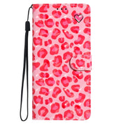 For Motorola Moto G Play 2024 3D Pattern Leather Phone Case(Pink Leopard Print)