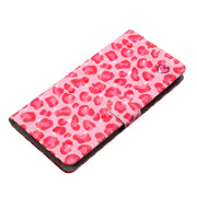 For Motorola Moto G Play 2024 3D Pattern Leather Phone Case(Pink Leopard Print)