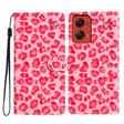 For Motorola Moto G Stylus 5G 2024 3D Pattern Leather Phone Case(Pink Leopard Print) - Motorola Cases by PMC Jewellery | Online Shopping South Africa | PMC Jewellery | Buy Now Pay Later Mobicred