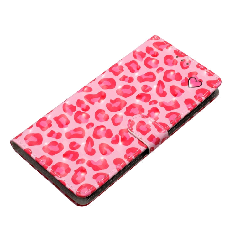 For Motorola Moto G Stylus 5G 2024 3D Pattern Leather Phone Case(Pink Leopard Print)