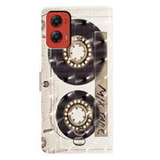 For Motorola Moto G Stylus 5G 2024 3D Pattern Leather Phone Case(Tape)