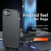For iPhone 16e Armor Precise Hole PC Hybrid TPU Phone Case(Transparent)