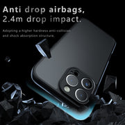 For iPhone 16 Pro Armor Precise Hole PC Hybrid TPU Phone Case(Transparent)