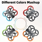 For DJI Avata 2 Sunnylife Drone Anti-Collision Protective Cover Combo Case Kit(Orange)