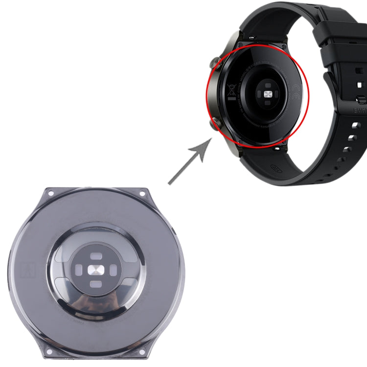 For Huawei Watch GT 2 Pro VID-B99 Original Back Cover Full Assembly(Black)
