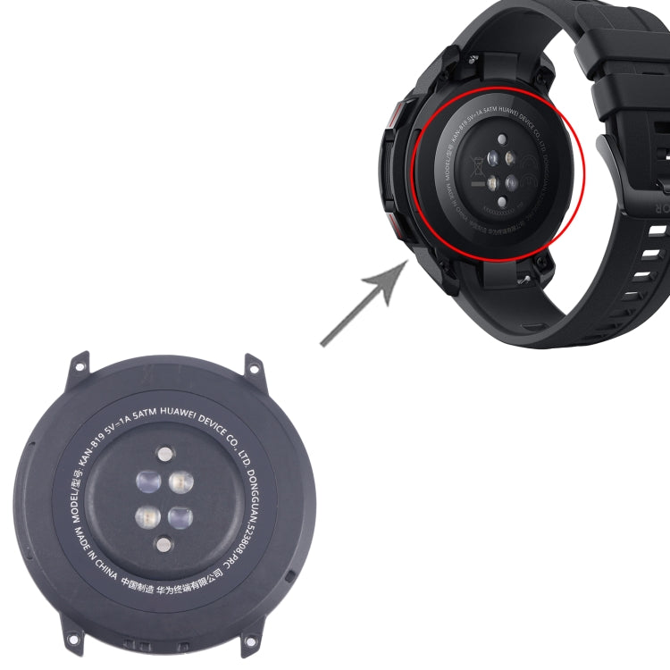 For Huawei Watch GS Pro 48mm Original Back Cover Full Assembly(Black)
