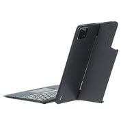 For Xiaomi Pad 6S Pro 12.4 T0N10-AS Detachable Rotating Backlit Touch Bluetooth Keyboard Case(Black)