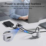 ORICO XHJ4C-G2 4-Port Compact Zinc Alloy USB Type-C 3.0 HUB Expand Converter(Silver)