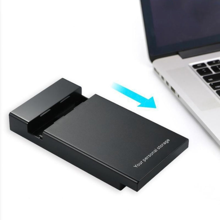 HDD 2.5 / 3.5 inch USB3.0 External Hard Drive Enclosure Case for Laptop Computer(US Plug)