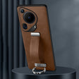 For Huawei Pura 70 Ultra SULADA PC Hybrid Leather Texture Skin Feel Shockproof Phone Case(Brown) - free shipping - PMC Jewellery - Order now!