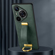 For Huawei Pura 70 SULADA PC Hybrid Leather Texture Skin Feel Shockproof Phone Case(Green) - free shipping - PMC Jewellery - Order now!