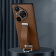 For Huawei Pura 70 Pro / 70 Pro+ SULADA PC Hybrid Leather Texture Skin Feel Shockproof Phone Case(Brown) - free shipping - PMC Jewellery - Order now!