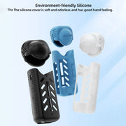 For Insta360 X4 / X5 Sunnylife Silicone Shockproof Case Lens Body Cover Kit(Transparent)