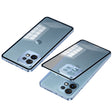 For Motorola Moto X40 Snap Buckle Metal Frame Frosted Phone Case(Blue) - Motorola Cases by PMC TechLife | Online Shopping South Africa | PMC TechLife | Buy Now Pay Later Mobicred