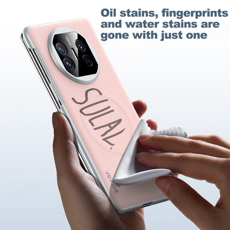 For Huawei Mate X5 SULADA Skin Feel Liquid Leather Shockproof Phone Case(Pink)