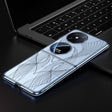 For Huawei Pocket 2 SULADA Electroplated Laser Engraving Texture PC Phone Case(Blue) - Huawei Cases by SULADA | Online Shopping South Africa | PMC TechLife | Buy Now Pay Later Mobicred