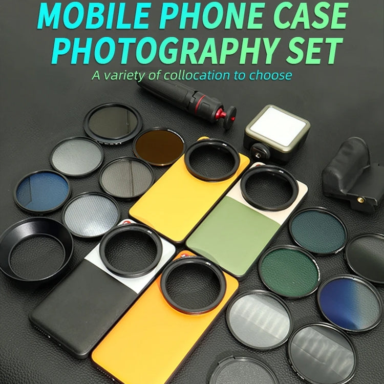 For Xiaomi 14 Ultra JSR Phone Case with Filter Adapter Ring & Storage Box(Olive Green Beige)