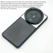 For Xiaomi 14 Ultra JSR Phone Case with Filter Adapter Ring & Storage Box(Yellow)