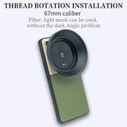 For Xiaomi 14 Ultra JSR Phone Case with Filter Adapter Ring & Storage Box(Olive Green Beige)