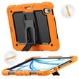 For iPad Air 11 2024 Silicone Hydric PC Tablet Case with Shoulder Strap & Holder(Orange) - iPad Air 11 2024 Cases by PMC TechLife | Online Shopping South Africa | PMC TechLife | Buy Now Pay Later Mobicred